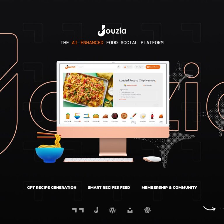 Jouzia AI food social platform project
